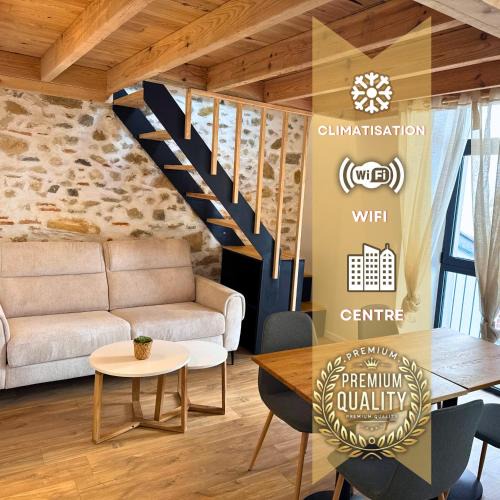 Dax Apartment | Élégance - Hyper centre - Clim - Wifi
