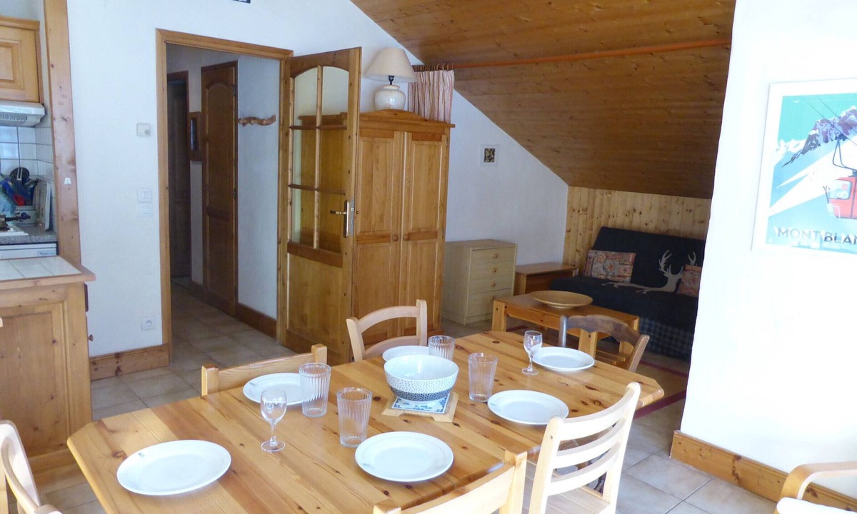 Les Contamines-Montjoie Apartment | 3-room apartment, balcony, parking, Contamines-Montjoie