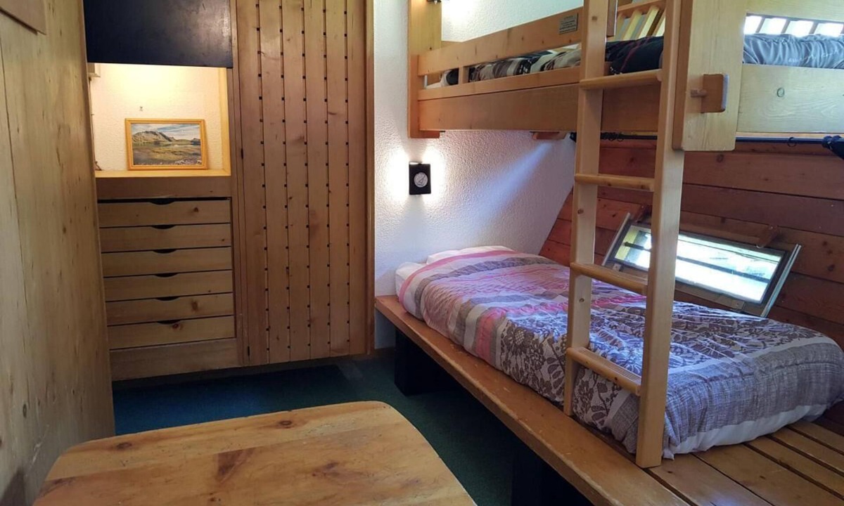 Arc-1600 Apartment | 50m from resort center, 1st floor, tv, 14m², Les Arcs