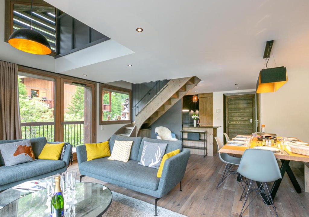 Le Cret Apartment | Appartement de Standing en Duplex à Val-d'Isère avec Balcon, Parking et Wifi - FR-1-694-22
