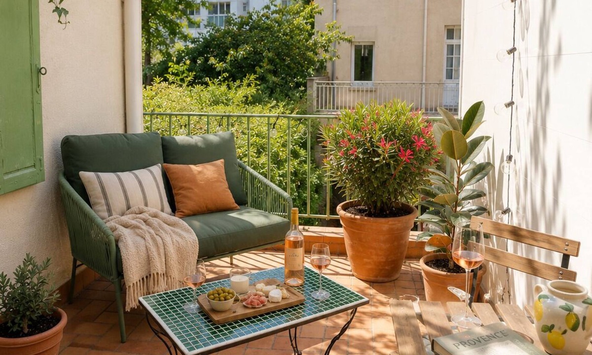 Vichy Apartment | Green Shutters Terrace, Art, and the Good Life