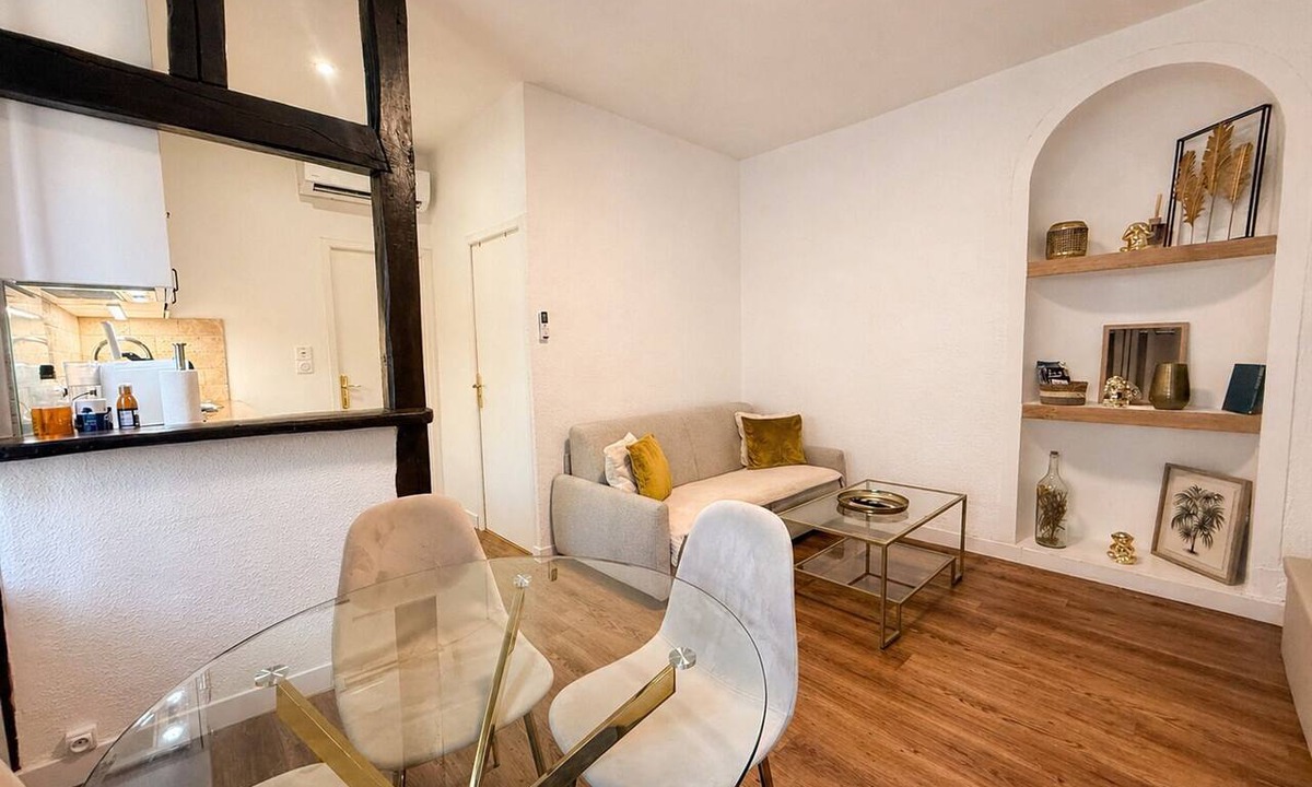 Romorantin-Lanthenay Apartment | Phoebus:Arrivée autonome-Netflix-Clim-Linge Inclus