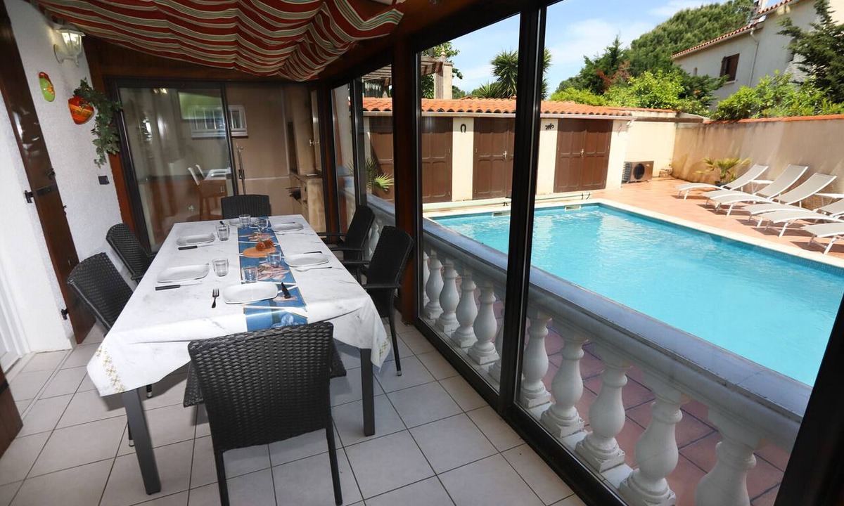 Saint-Cyprien Plage Ski Chalet | St Cyprien 4-room house with swimming pool near the beach