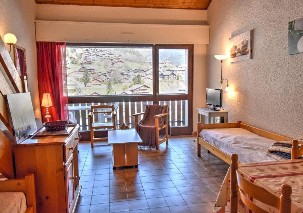 Morzine Apartment | Studio mezzanine au cœur de Morzine avec parking - FR-1-524-52