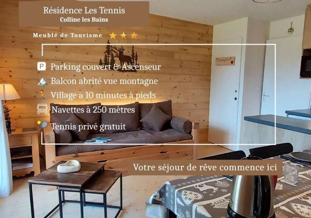 Villard-de-Lans Apartment | Villard je t'aime - Résidence Les Tennis - 2 Appartements 2 pièces 5 p et 6 p