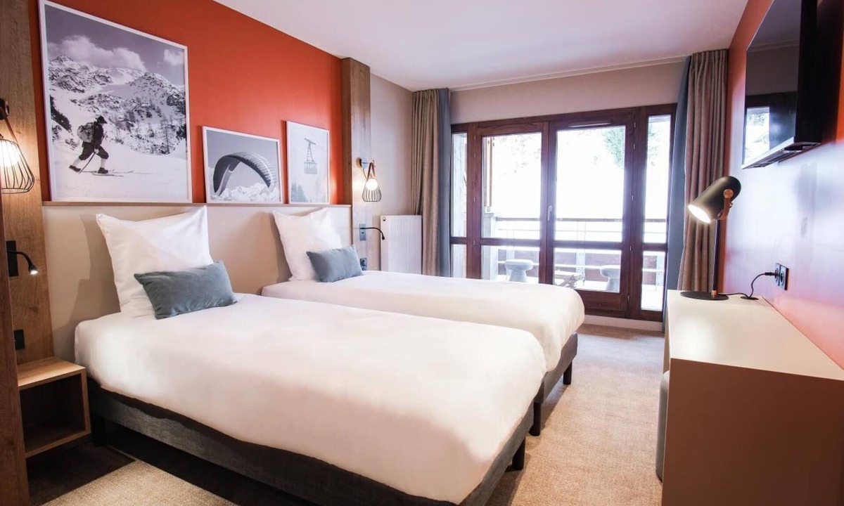 Flaine Hotel | Wifi, fitness, swimming pool, sauna, hammam, balcony, tv, ski locker, 29-39m², Flaine