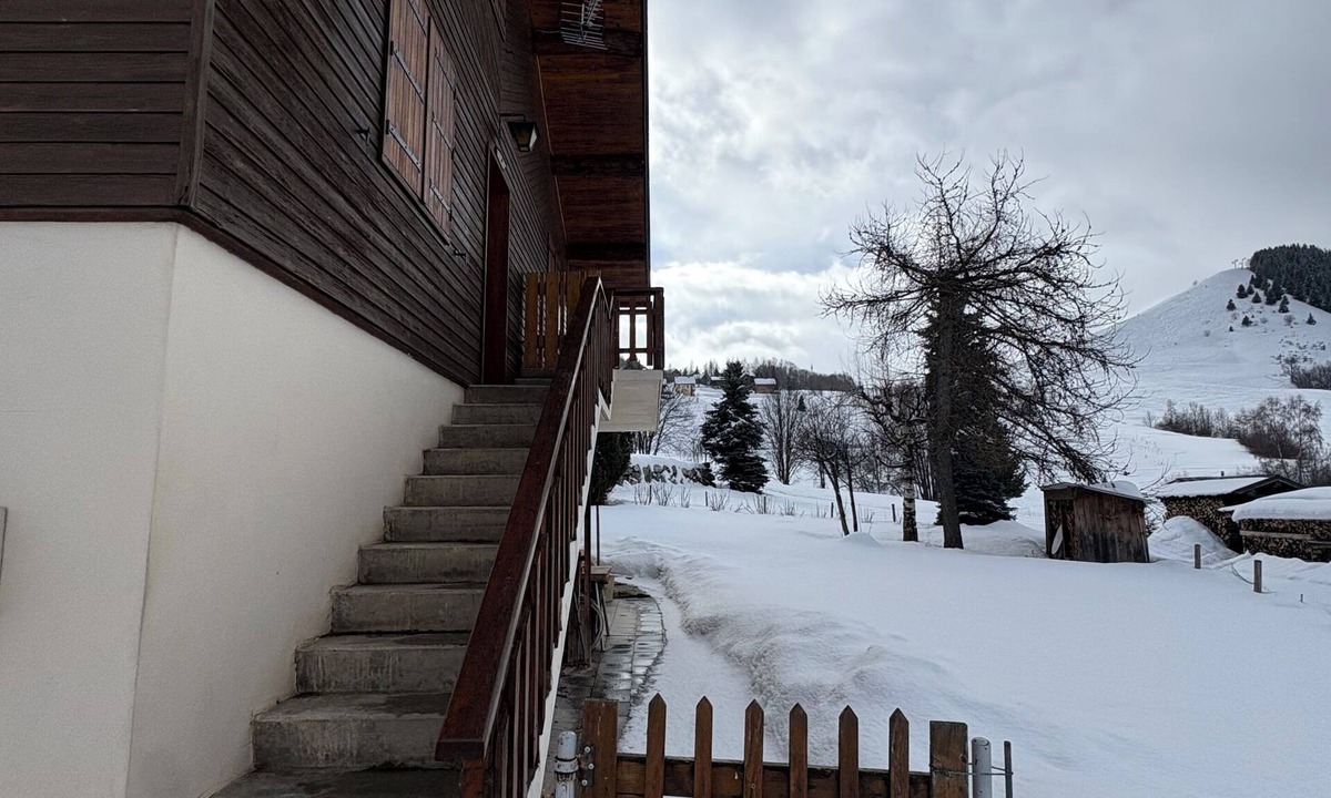 Albiez-le-Vieux Ski Chalet | Wooden chalet 6 pers, terrace & garden, summer mountain view