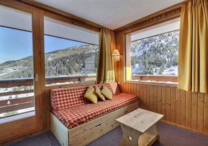 150m from resort center, 2nd floor, balcony, 33m², Méribel-Mottaret