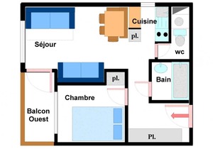 33 m² Apartment ∙ 1 bedroom ∙ 5 guests