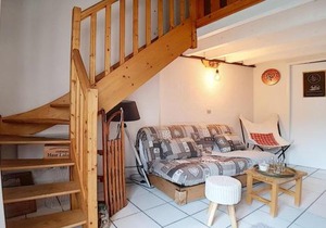 Appartement duplex 4 pers, accès pistes, balcon - FR-1-344-835