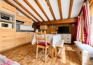 Cozy apartment at the foot of the slopes with parking and pets allowed