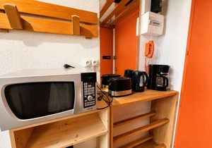 Resort center, 3rd floor, view ski slopes, balcony, tv, 24m², Les Menuires
