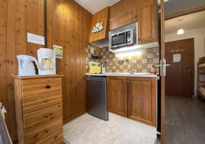 Studio cabine à Praz-sur-Arly, vue sur pistes - 4 pers, parking, balcon, proche village et ski - FR-1-603-11