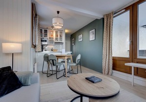 Tignes Val Claret: 2-Room Apt, Sleeps 4, Renovated & Near Slopes