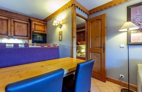 Aime Apartment | 200m from resort center, 5th floor, view mountain, fitness, swimming pool, sauna, hammam, balcony