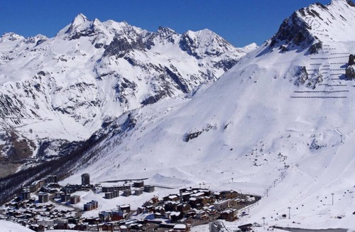 Le Lavachet Apartment | 20m from resort center, 3rd floor, balcony, tv, ski locker, 24m², Tignes