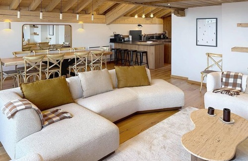 Les Eucherts Apartment | 250m from shops, balcony, fireplace or stove, parking, ski locker, 181m², La Rosière