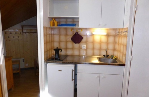 Les Contamines-Montjoie Apartment | 3rd floor, balcony, parking, tv, ski locker, 26m², Les Contamines-Montjoie