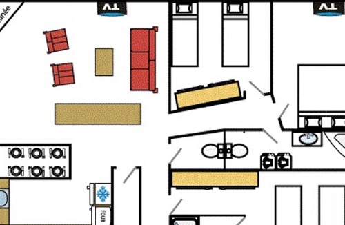 Le Cret Apartment | Apartment Val-d'Isère, 3 bedrooms, 9 persons