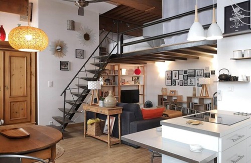 Griffon - Royale Apartment | Authentic Loft with Mezzanine & Exposed Stones – Heart of Lyon