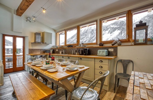Chamonix City Centre Apartment | Beautiful top floor renovation, at the foot of Brevent hill.