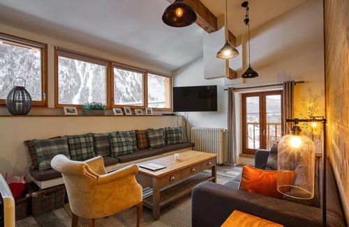 Chamonix City Centre Apartment | Beautiful top floor renovation, at the foot of Brevent hill.