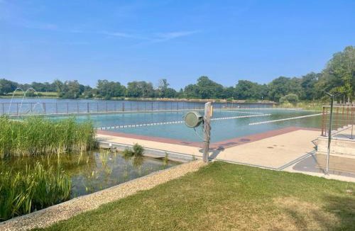 Treignat House | Chalet familial dans camping avec étang de pêche - FR-1-489-405