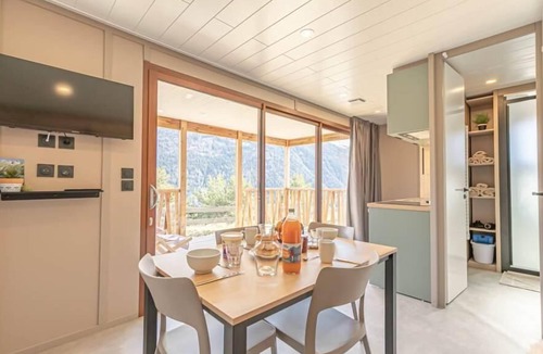 Aussois Ski Chalet | Chalet, Ground floor, view mountain, sauna, hammam, terrace, parking, 32m², Aussois