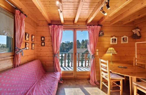 Pyrenees 2000 Ski Chalet | Chalet "Maison De Bois Finlandaise" with 2 Private Terraces & Balcony