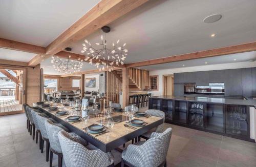 Combloux Ski Chalet | Chalet moderne à Combloux avec piscine et espace bien-être - FR-1-569-160
