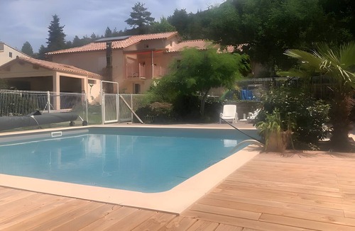 Lodeve Apartment | Charming Nest for 2 in the Heart of Lodève with Mountain View, Shared Pool & Wi-Fi