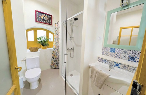 Saint-Antonin Noble Val Apartment | Comfortable, arty vibe 1-bed apt with outdoor patio in Saint-Antonin awaits you.