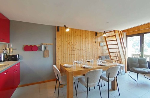 Le Grand-Bornand Apartment | Cozy apartment with fireplace and balcony, sleeps 6, Le Grand-Bornand