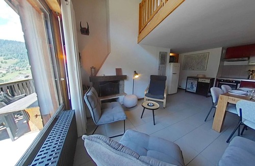 Le Grand-Bornand Apartment | Cozy apartment with fireplace and balcony, sleeps 6, Le Grand-Bornand