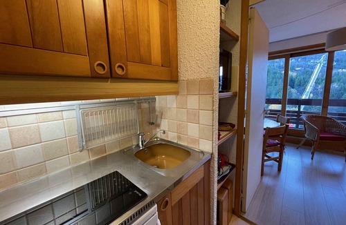 Valmorel Apartment | Cozy studio for 2 with balcony, ski-in/ski-out at Valmorel
