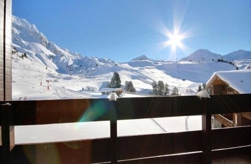 Belle Plagne Apartment | Divisible south studio, balcony with slope view, Belle Plagne