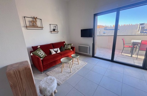 Valberg Condo | Duplex studio with mezzanine, large terrace with piste view, VALBERG resort center