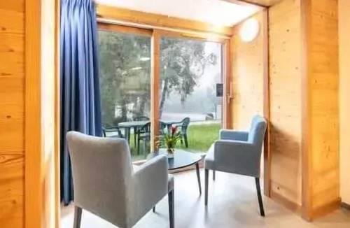 Saint-Leger-les-Melezes Apartment | "Garden-Level" 2-Room Apartment for 5 People