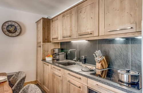 Champagny-en-Vanoise Apartment | Ground floor, view village, fitness, swimming pool, terrace, parking, tv, ski locker, 55m²