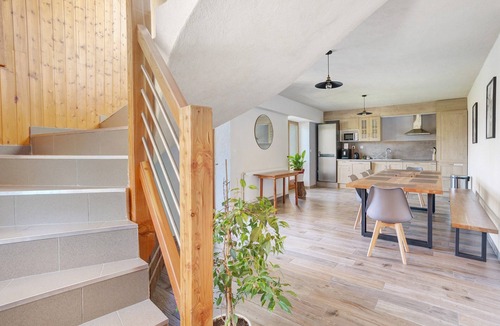 Saint-Andre-d'Embrun Bed & Breakfast | Guest Room “Écureuil - Camping Le Mont Orel” with Lake View and Shared Terrace