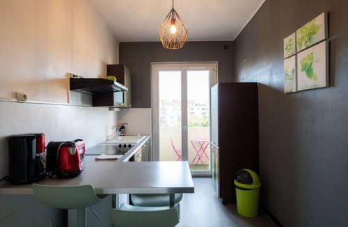 Jean Moulin - Marius Berliet Apartment | Le Saint Mo' - Nice apartment with balcony