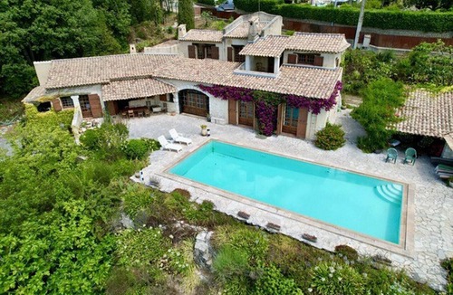 Saint-Paul-de-Vence Villa | Le Secret de Saint-Paul, large Villa sea view