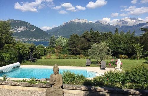 Cessenaz Villa | Luxury villa - Park and pool* -Exceptional view of lake and mountains