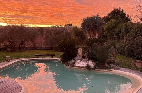Junas House | MAGNIFICENT CALIFORNIAN SWIMMING POOL-HOUSE-le clos des vignes