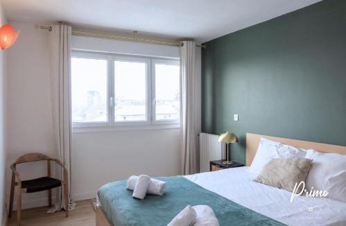 La Madeleine Apartment | Orléans proche bord de Loire - Appartement 2 chambres avec grand balcon - Le Panoramique Orléanais