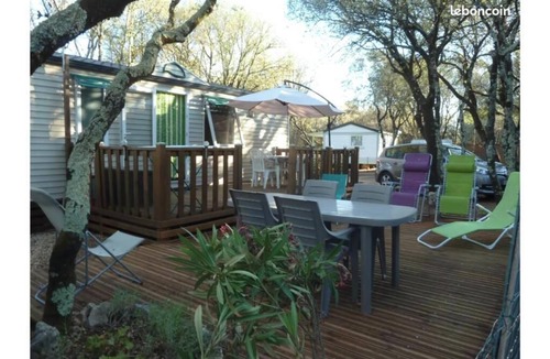 Orgnac-l'Aven House | Rent a 4/6-person mobile home at the Orgac l'Aven Municipal Campground (2 Grottes Import)