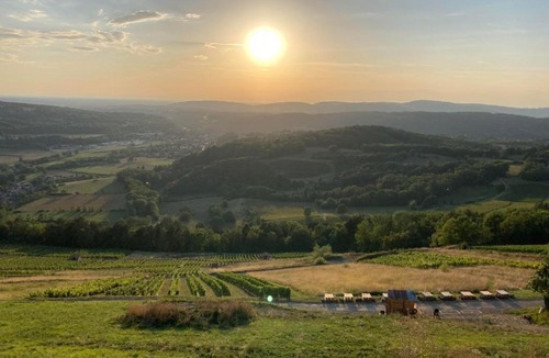 Saint-Aban Other | Roulotte de charme au cœur des vignes, vue panoramique sur la vallée de l'ain