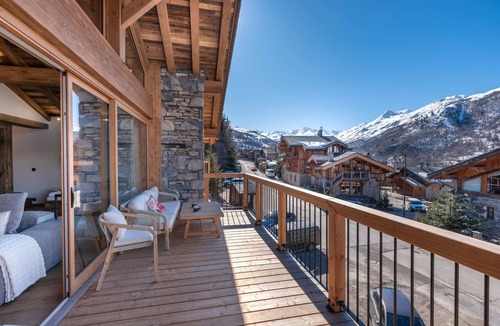 Saint-Marcel Ski Chalet | Spacious chalet with pool, sauna, and fireplace