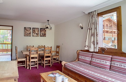 Les Menuires Apartment | Spacious 3-room apartment, close to slopes, balcony, sauna, hammam, WIFI