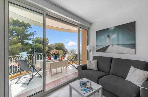 Cap d'Ail Apartment | Studio Azur with Sea View Terrace, Cap D'ail, France